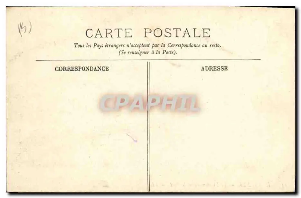 Honfleur — Die Lieutenante und der Hafen — LL. n° 13 - Rückseite