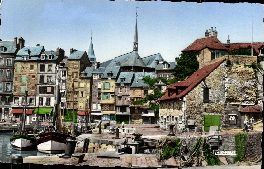 Die Lieutenante aus Sicht der Schleusen — Honfleur (Calvados) — La Cigogne, rue aux Ours, Rouen - Vorderseite