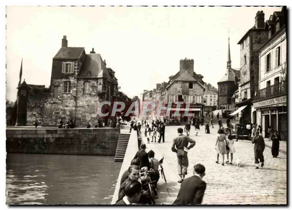 Honfleur (Calvados) — Quai Beaulieu und die Lieutenancé — La Cigogne, n°7 - Vorderseite