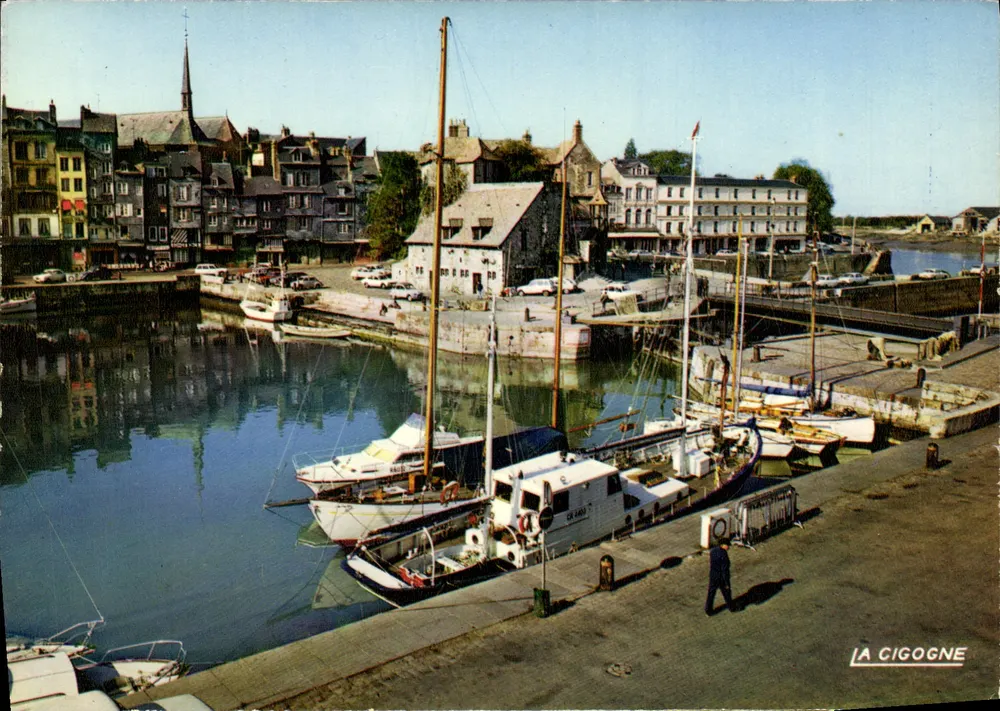 Die Lieutenant und der Basin — Honfleur — Éditions 'La Cigogne' - Vorderseite