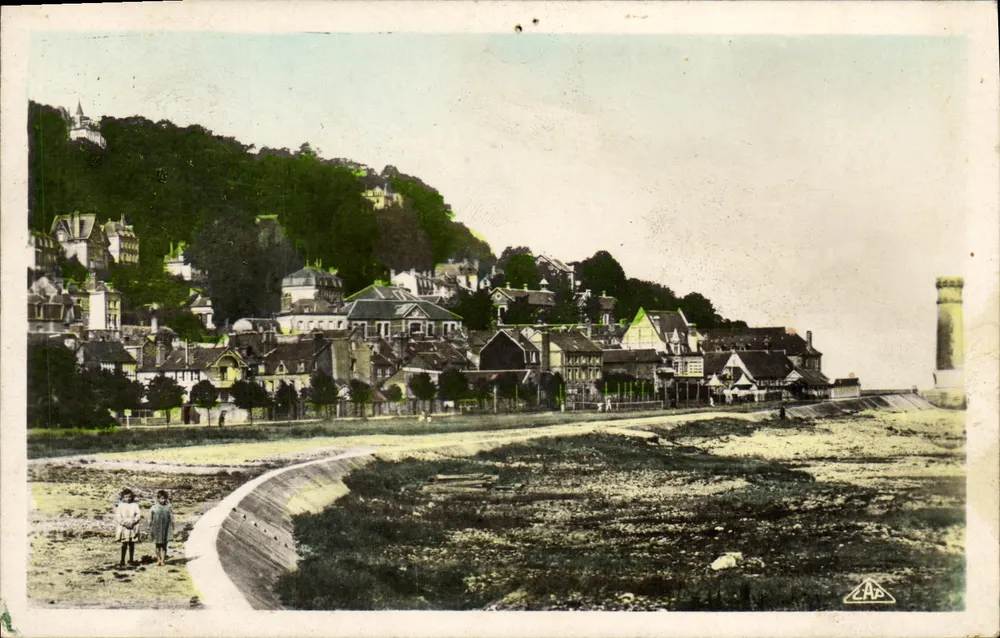 Honfleur — Le Mont Joli — La Côte de Grâce — editor REAL-PHOTO à C.A.P. PARIS - Frente