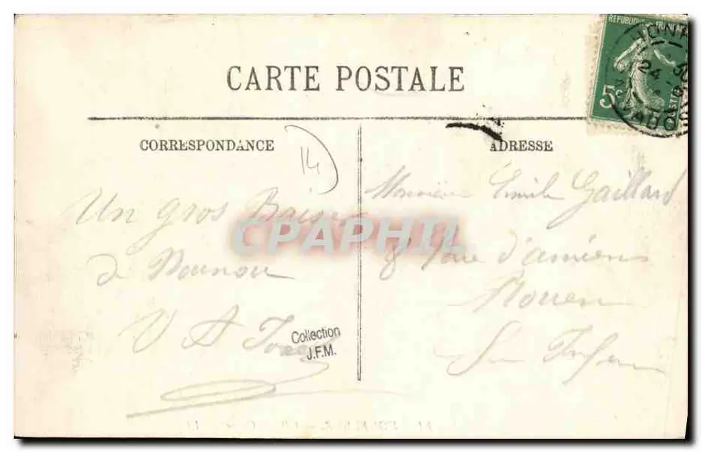 Honfleur — Côte de Grâce — LL. — n°81 - Verso