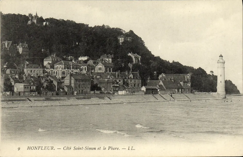 Honfleur — Lado Saint-Simon e o Farol — L.L. - Frente