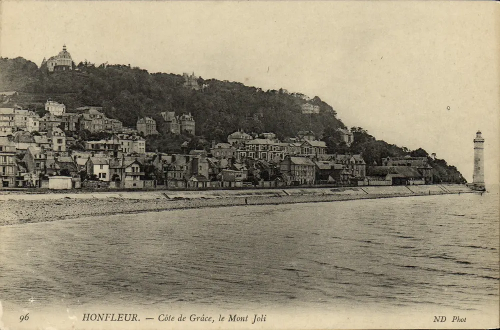Honfleur — Costa da Graça, o Monte Joli — ND Phot - Frente