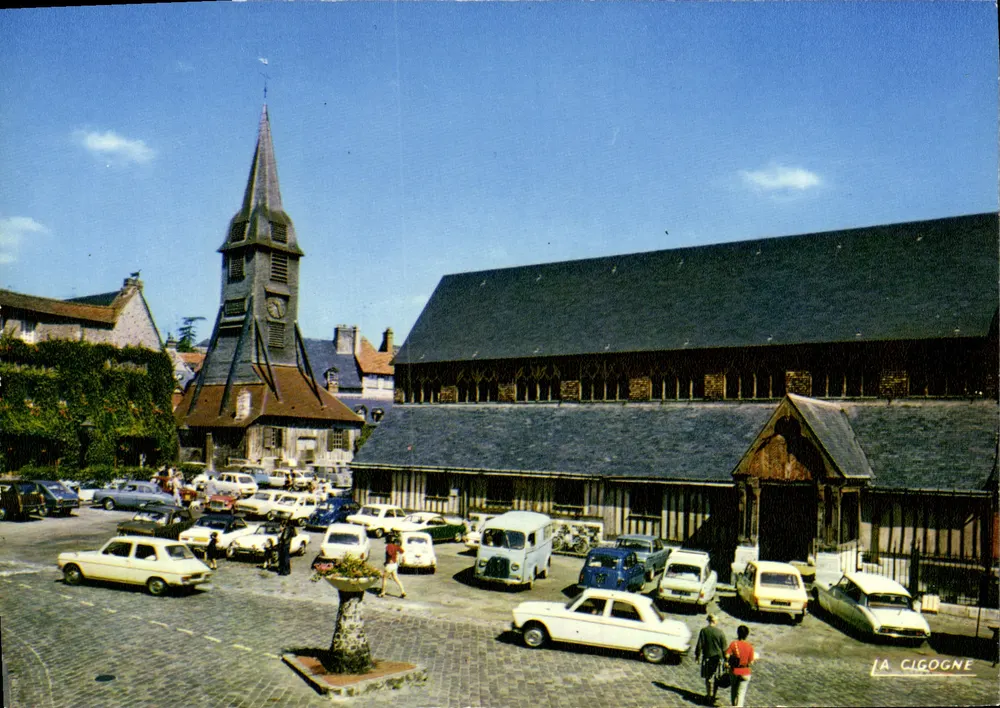 A Place Sainte-Catherine e seu Sintral — Honfleur — Edições 'La Cigogne' n°14.333.195 - Frente