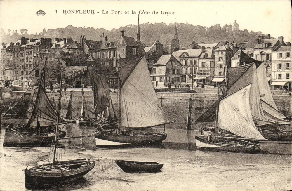 Honfleur - Der Hafen und die Küste der Gnade — Ausgabe Strasbourg - Vorderseite