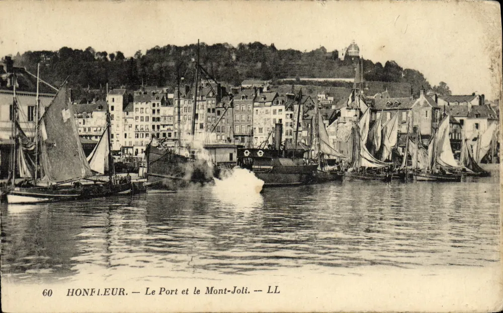 Honfleur — Der Hafen und Mont-Joli — LL - Vorderseite