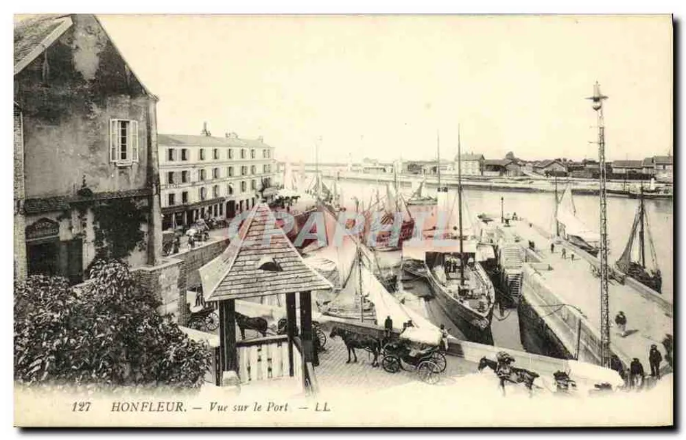 Honfleur — Vista do Porto — LL - Frente