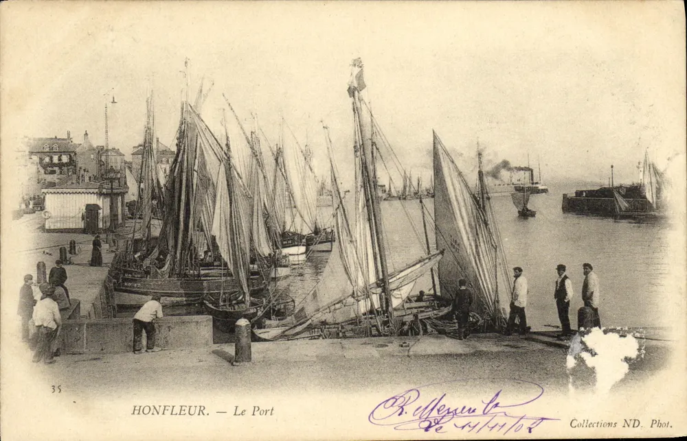 Honfleur — Le Port — Collections ND. Phot. n°35 - Frente