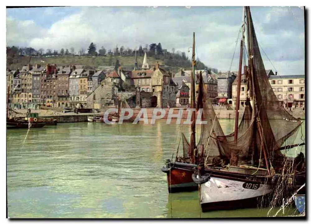 Der Hafen von Honfleur — Honfleur, Calvados — Éditions d'Art 'YVON' - Vorderseite