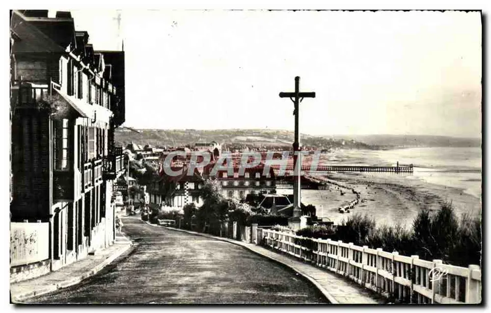Ausblick auf Deauville-Trouville — Ausblick vom Calvaire — Réal-Photo n°999 - Vorderseite