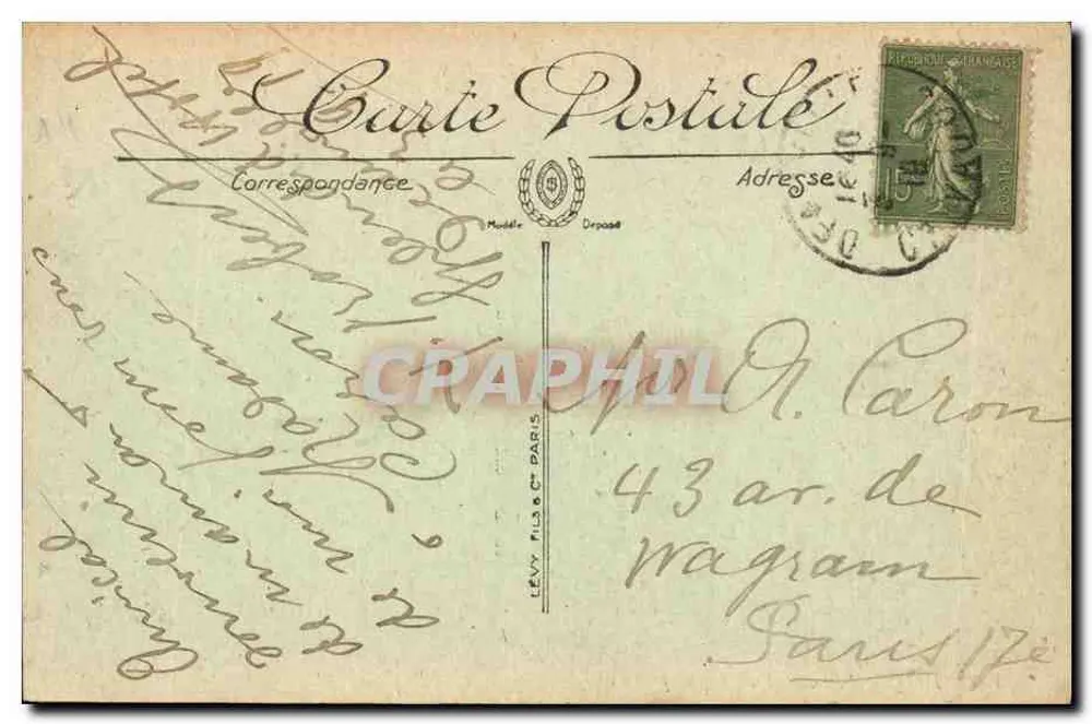 Deauville — Ansicht der Gärten — LL. — n° 339 - Rückseite