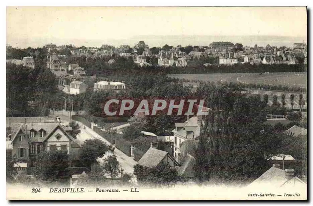 Deauville — Panorama — LL. — Paris-Galeries, Trouville - Frente