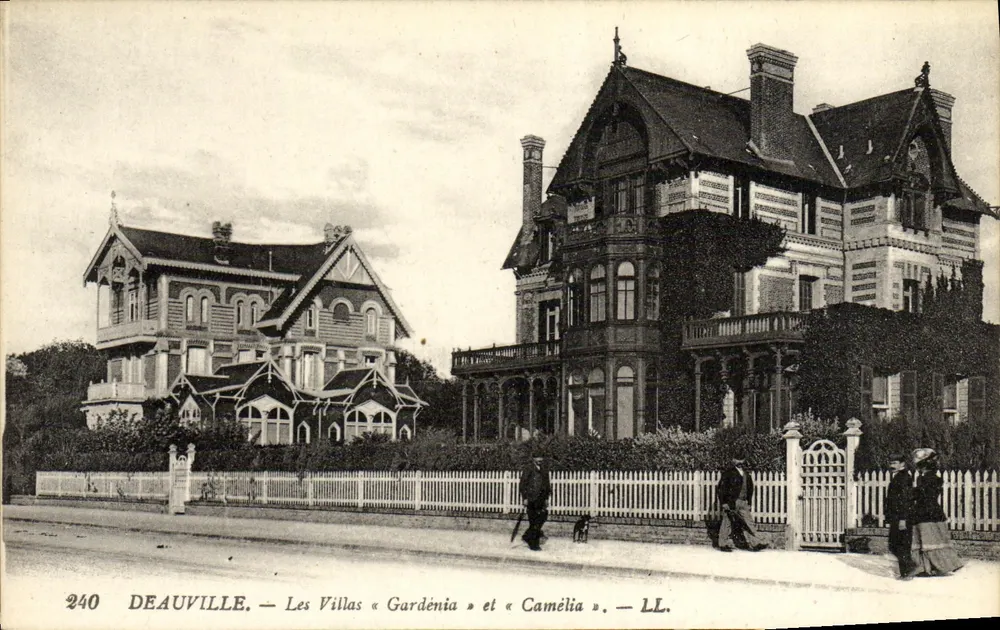 Deauville — Die Villen « Gardénia » und « Camélia » — LL. n° 240 - Vorderseite