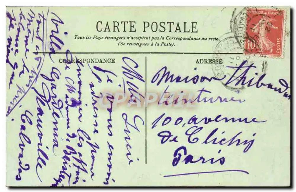 Deauville — Villa "Gardenia" — LL. n°235 - Verso