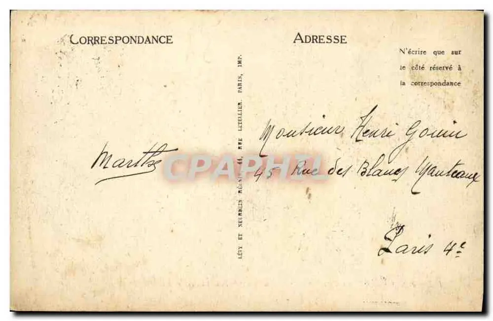 Deauville, Die Blütenstraße — Ensemble der Villen — LL - Rückseite