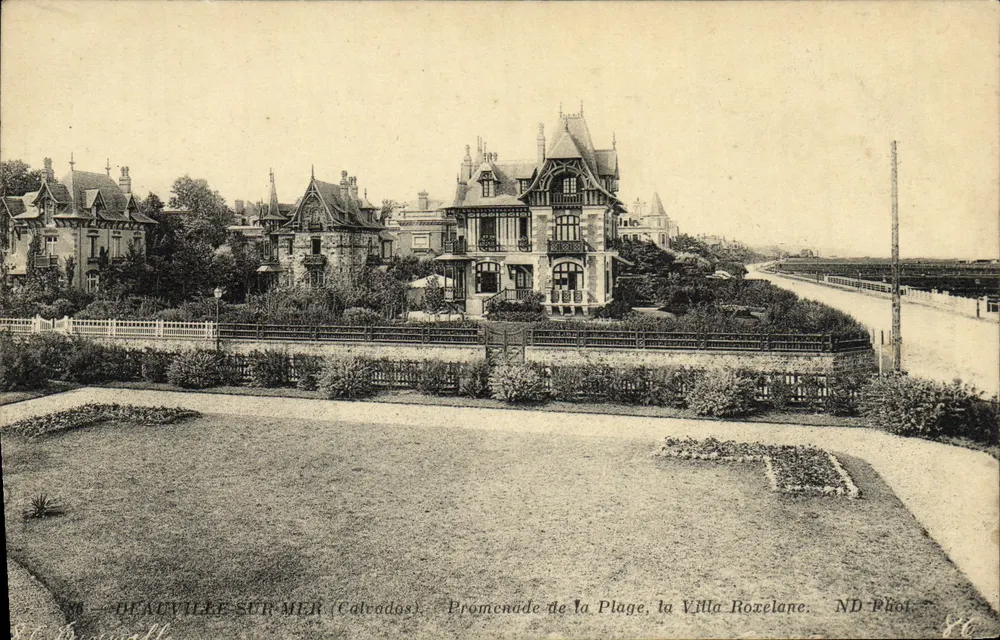 Pérenville-sur-Mer (Calvados) — Promenade de la Plage, la Villa Rozelane — ND Phot. - Vorderseite