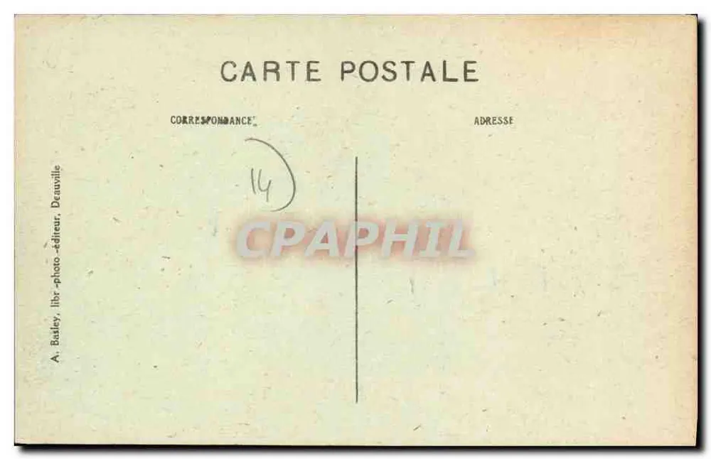 Deauville — 'La Folie' — A. Baskey, editor - Verso