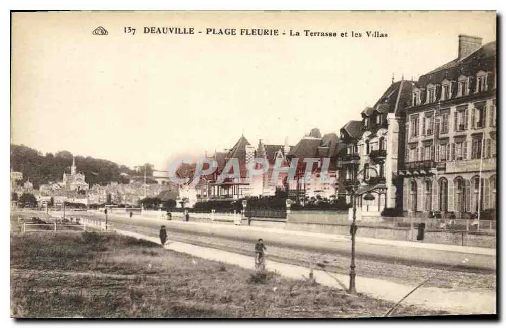 Deauville - Blühende Strände - Die Terrasse und die Villen - Vorderseite