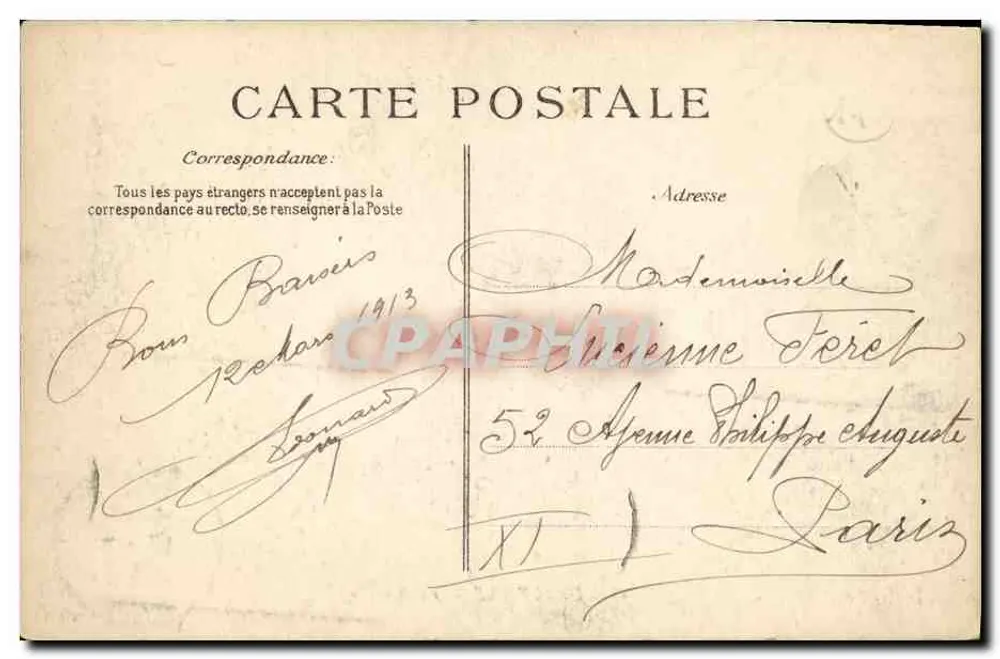 Deauville — A Terrasse — ELD, n°41 - Verso