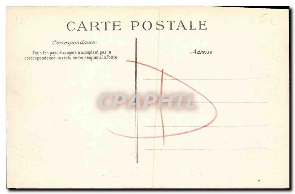 Deauville — Die Terrasse des Kasinos — Verlag ELD, Nr. 3 - Rückseite