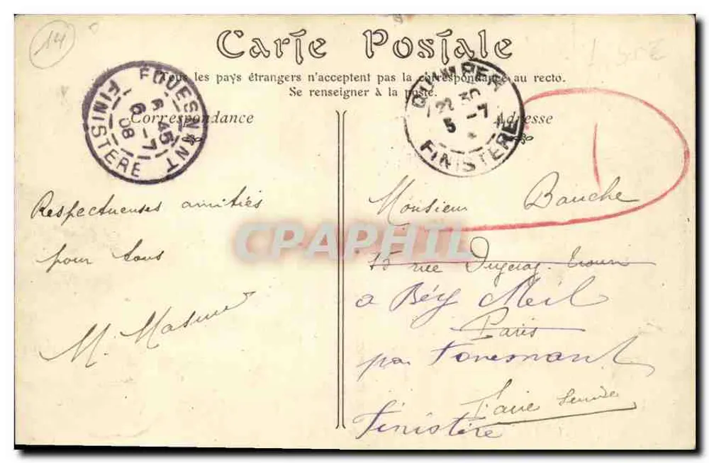 Deauville-sur-Mer — Promenade am Strand — Verleger: 181 - Rückseite