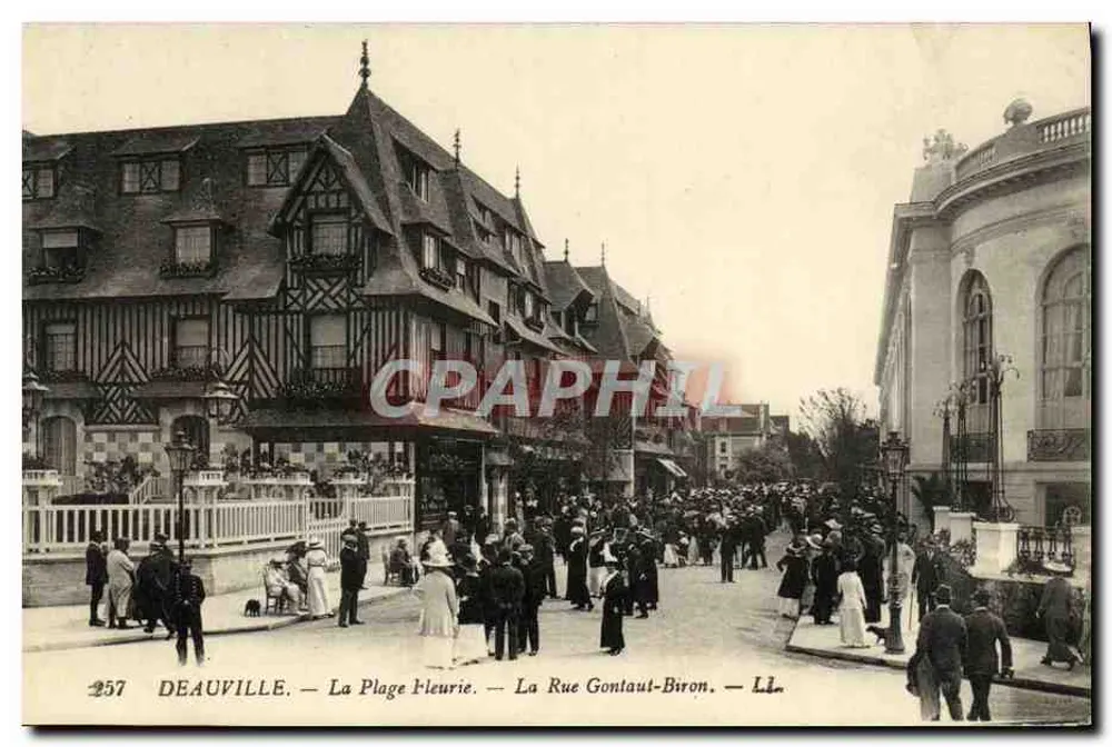 Deauville — Der Blütenstrand — Straße Gontaut-Biron — LL - Vorderseite