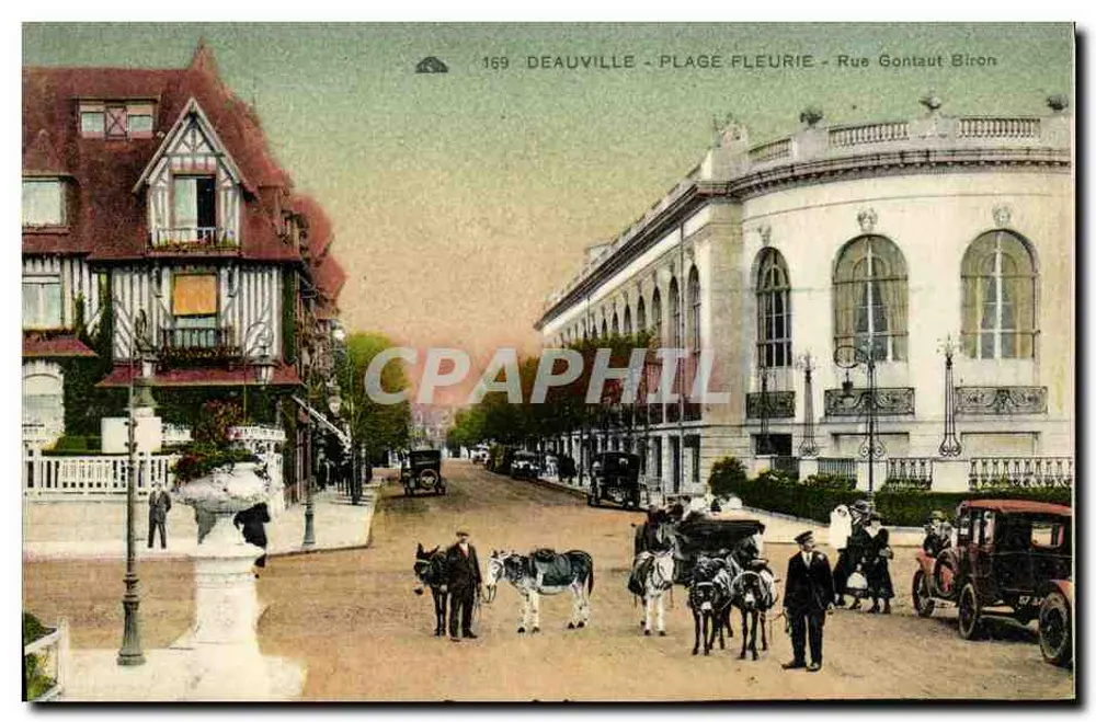 Deauville - Plage Pleurie - Rue Gontaut Biron — Verlag: 2. Aliénation der Photographischen Künste, É. Faubourg - Vorderseite