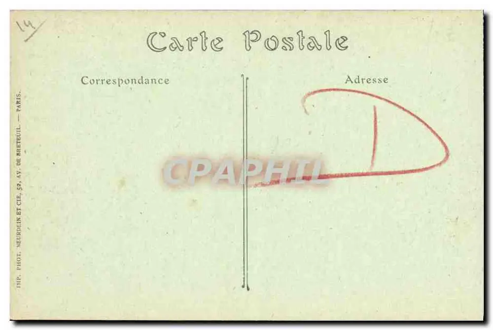 Deauville-La-Plage-Fleurie — Die Straße Gontaut Biron — ND Phot. - Rückseite