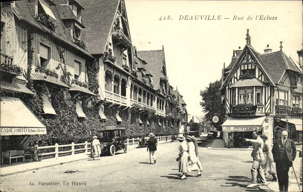 Deauville — Rue de l'Ecluse — G. Forestier, Le Havre - Vorderseite