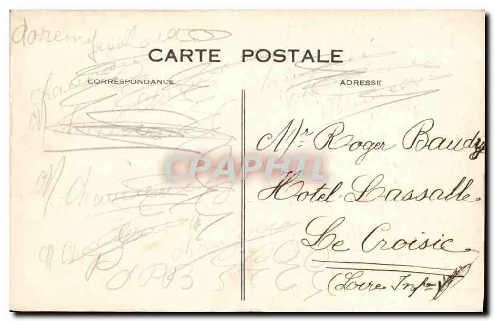 Deauville. Die Blühende Strandpromenade — rue de l'Écluse — Galot-Jobiet & Cie, n°428 - Rückseite