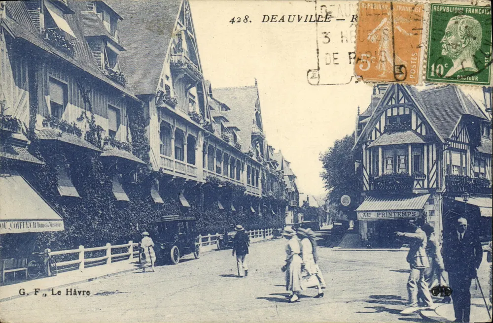 Deauville — Parisstraße — G. F., Le Havre, Nr. 428 - Vorderseite