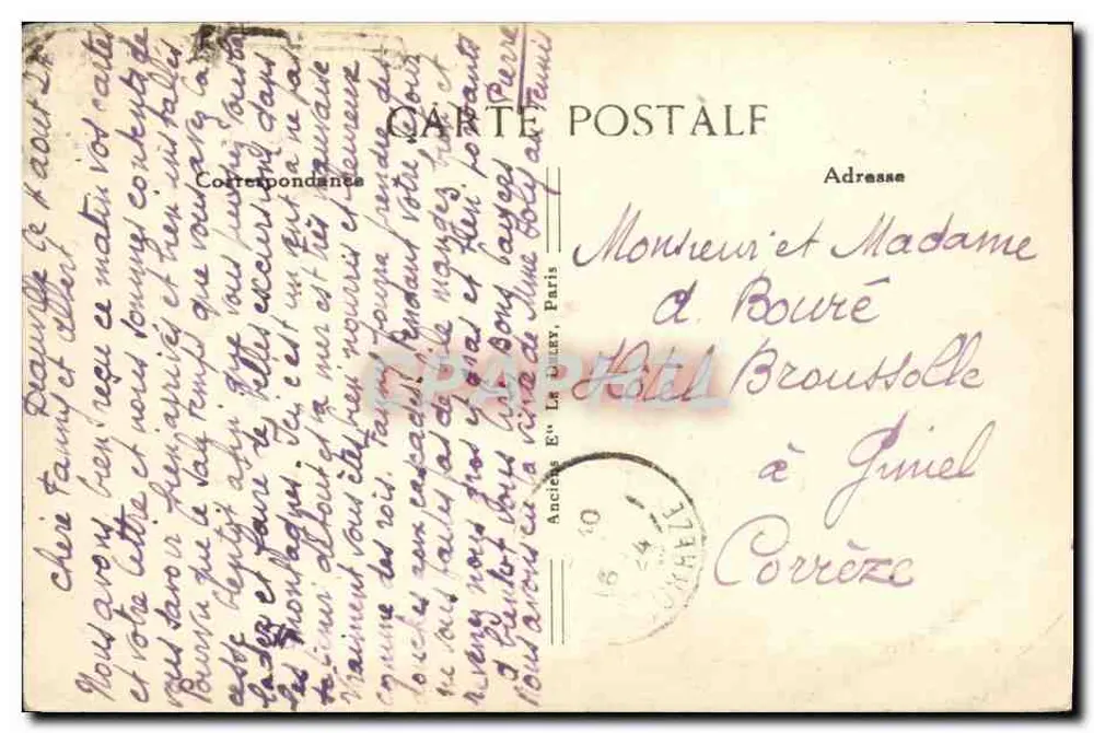 Deauville — Parisstraße — G. F., Le Havre, Nr. 428 - Rückseite