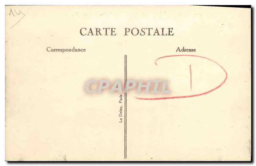 Deauville — Straßen von l'Écluse und Désiré Le Hoc - Richtung Casino — G. F. Le Havre, n°475 - Rückseite