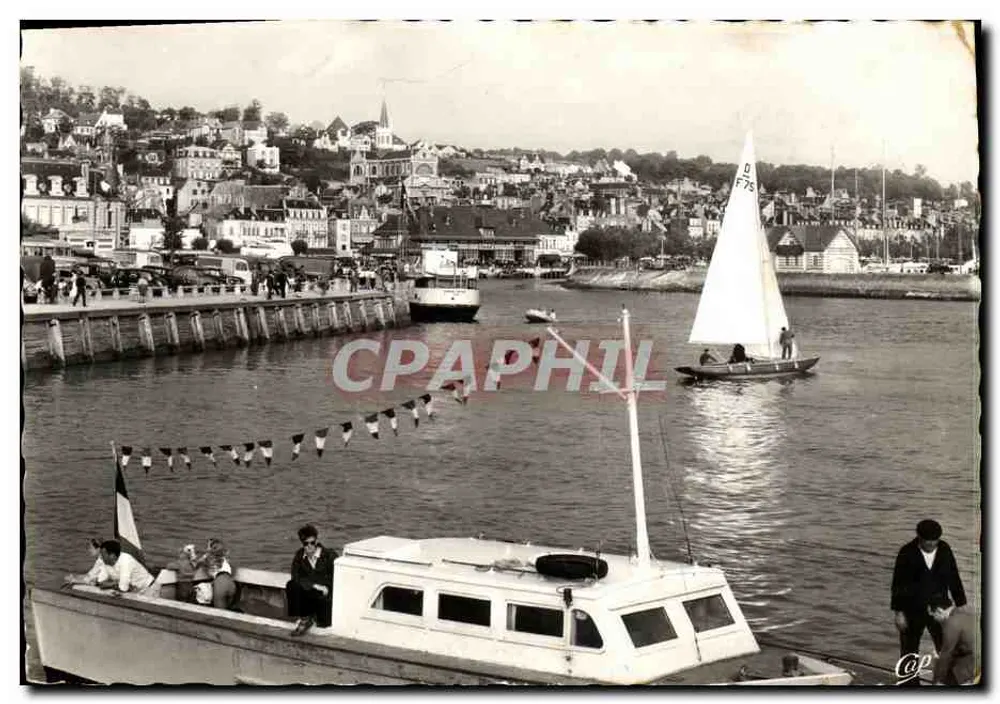 Deauville-Trouville — Der Hafen — Verlag: Cie des Arts Photomécaniques, Paris - Vorderseite