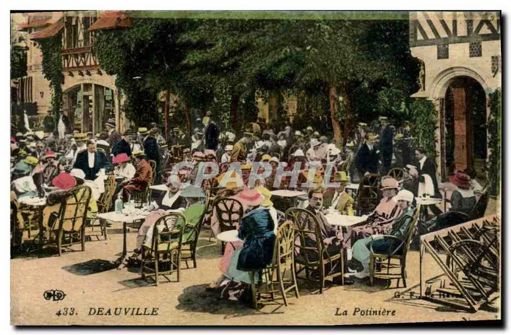 Deauville — La Potinière — G. F. Le Deley, n° 433 - Voorkant