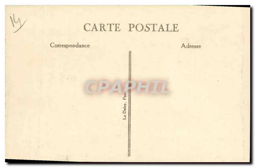 Deauville — La Potinière — G. F. Le Deley, n° 433 - Achterkant