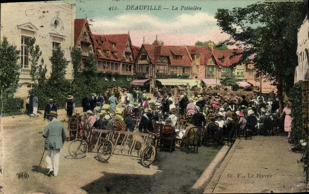 Deauville — A Potinière — G. F., Le Havre, n°432 - Frente
