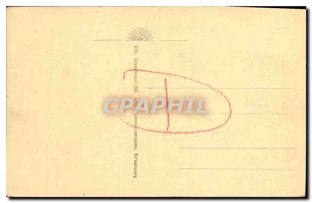 Deauville Strand mit Blumen - La Potinière — CAP, Nr. 174 - Rückseite