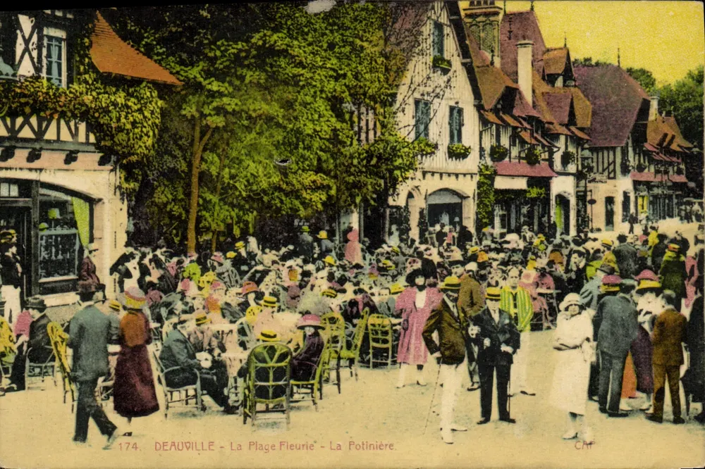 Deauville - Die Blühende Strände - La Potinière — Kat. n°174 - Vorderseite