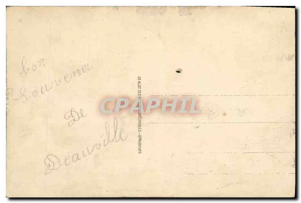 Deauville - Die Blühende Strände - La Potinière — Kat. n°174 - Rückseite