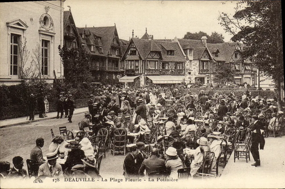 Deauville - La Plage Fleurie - La Potinière — Verlag Deauville, Nr. 178 - Vorderseite
