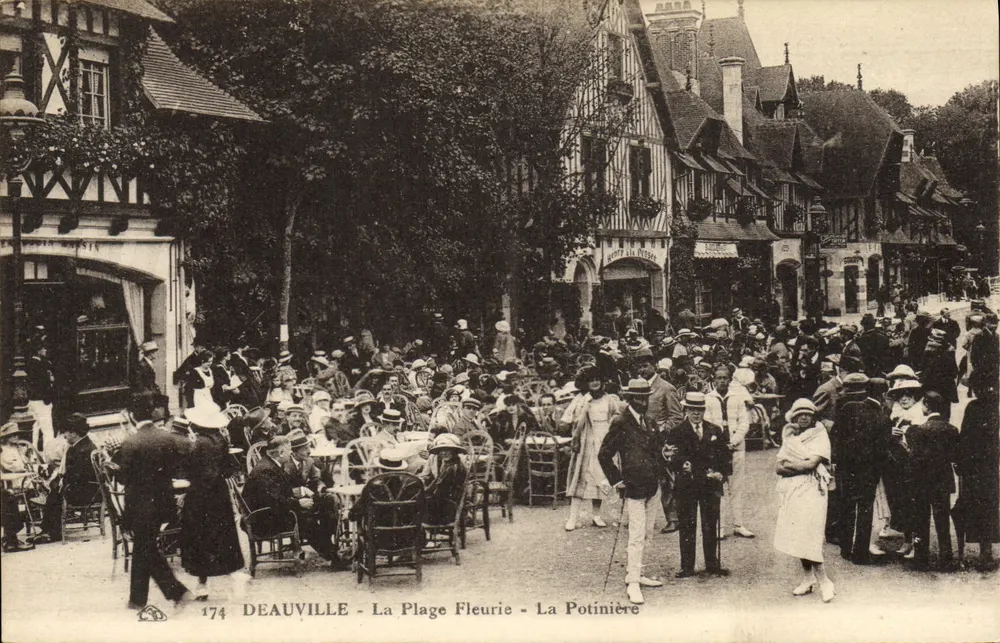 Deauville - Die Blütenstrände - La Potinière — Verlag La Potinière, Nr. 174 - Vorderseite