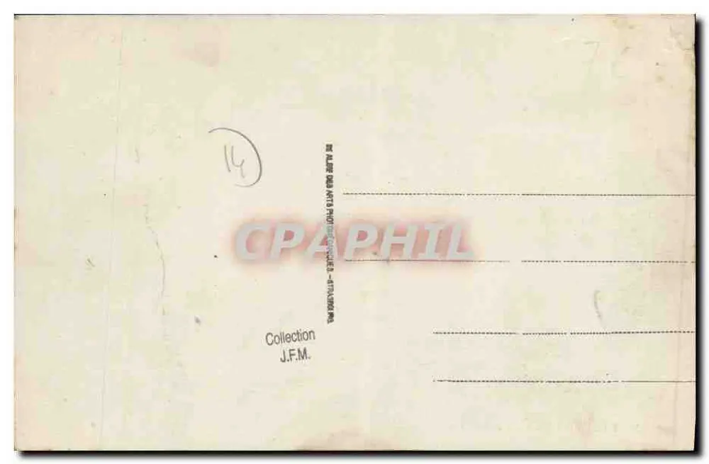 Deauville - A Potinière — cena animada — editor Alain Gault & Cie, n°151 - Verso