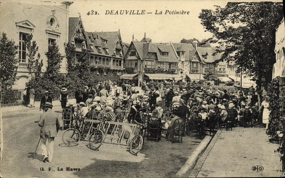 Deauville — La Potinière — G. F., Le Havre, n°432 - Frente