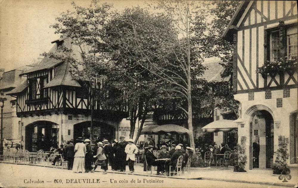 Deauville — Ein Eckchen von La Potinière — Verlag Léonard Mallet - Vorderseite
