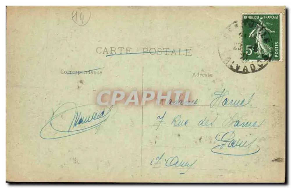 Deauville — Ein Eckchen von La Potinière — Verlag Léonard Mallet - Rückseite