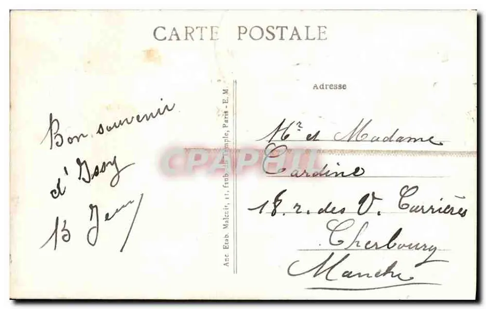 Issy-les-Moulineaux — Der Markt — Verlag E.M., Nr. 2622 - Rückseite