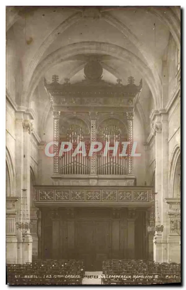 Riheil — Die großen Orgeln, geschenkt dem Kaiser Napoleon III — unbekannter Verlag, n° 511 - Vorderseite