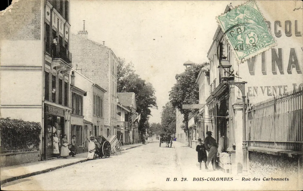 Bois-Colombes — Rue des Carbonnets — H.D. 28, éditeur H.D. 28 - Frente